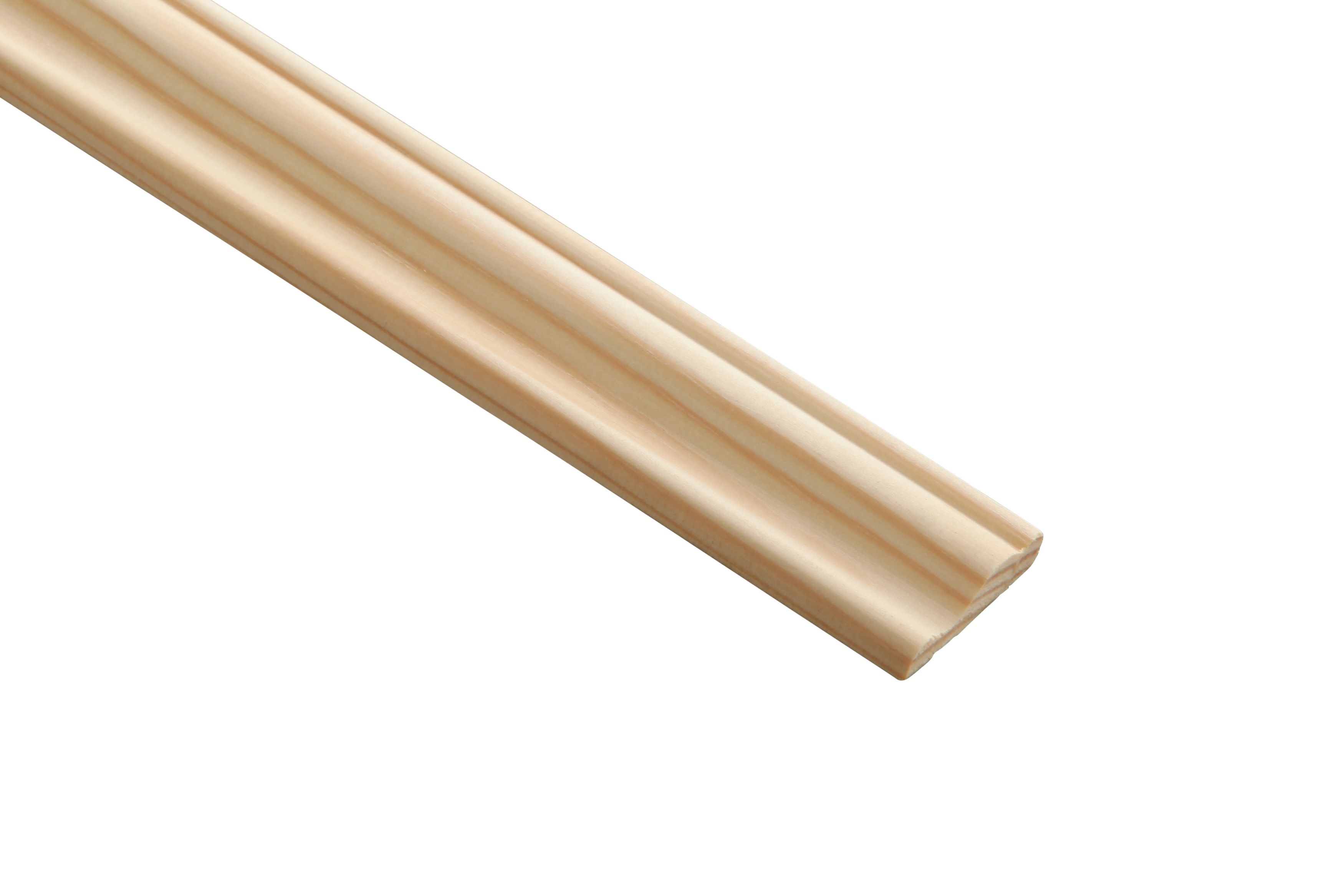 Image of Wickes Pine 3 Rise Panel Moulding - 28 x 9 x 2400mm