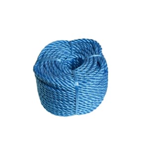 Wickes Blue 6mm Mulit-fuctional Polypropylene Rope Length 30m