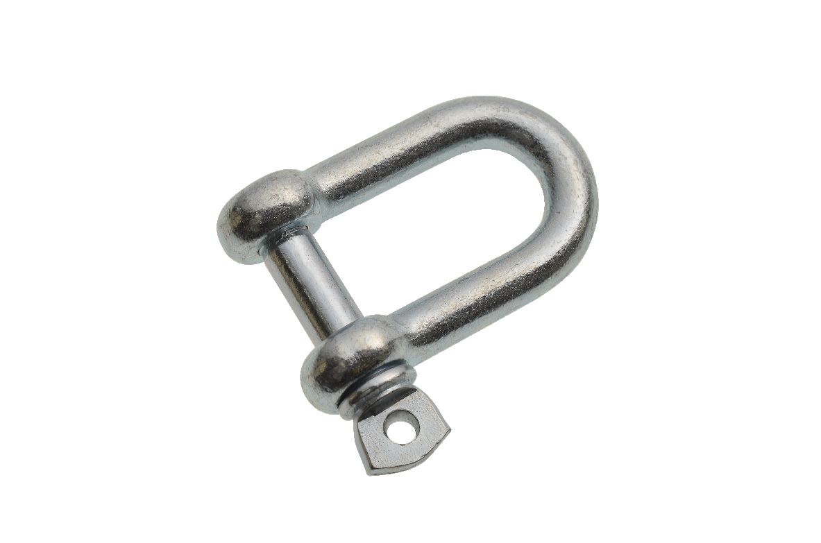 Image of Wickes Bright Zinc Plated Dee Shackle - 8mm - Pack 2