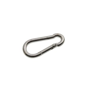Wickes Bright Zinc Plated Carbine Hook 5mm Pack 2