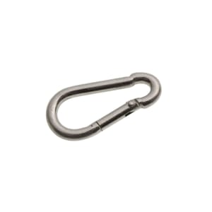 Wickes Bright Zinc Plated Carbine Hook - 6mm - Pack 2