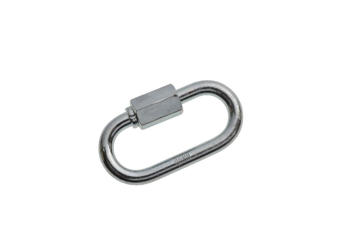 Image of Wickes Bright Zinc Plated Quick Repair Link - 4mm - Pack 2