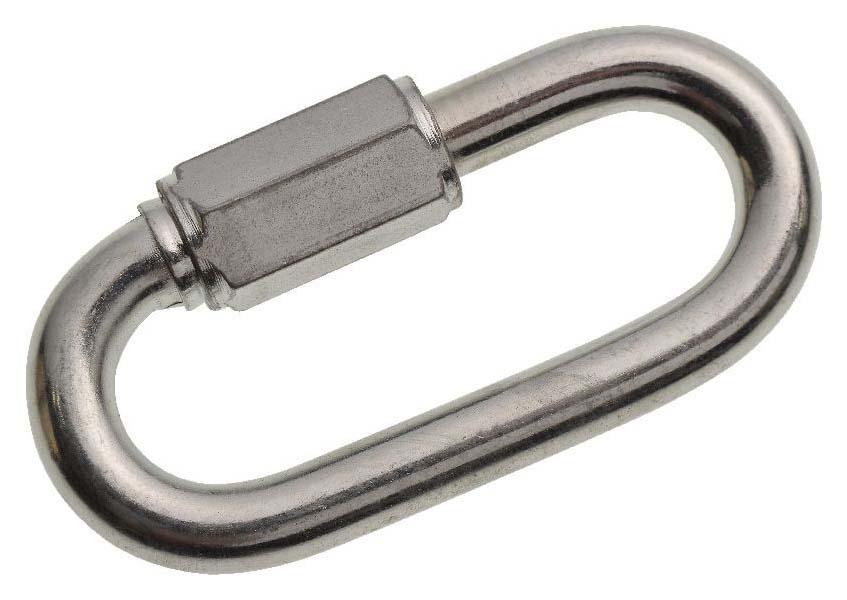 Image of Wickes Bright Zinc Plated Quick Repair Link - 8mm - Pack 2