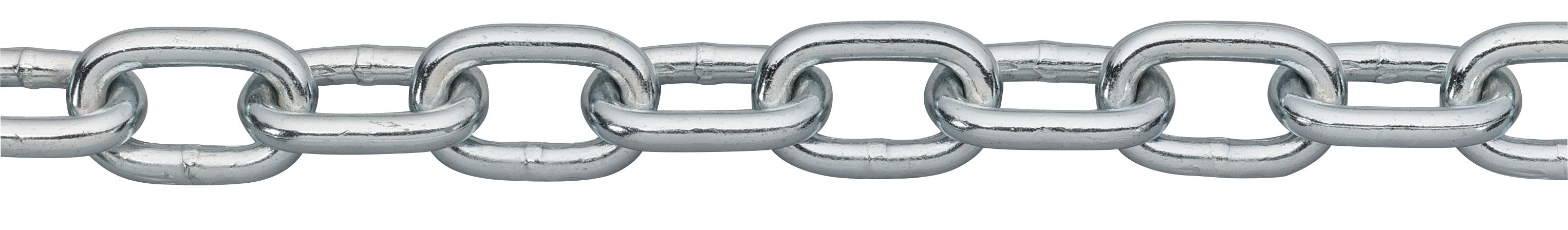 Image of Wickes Zinc Plated Steel Welded Chain - 7 x 28mm x2m