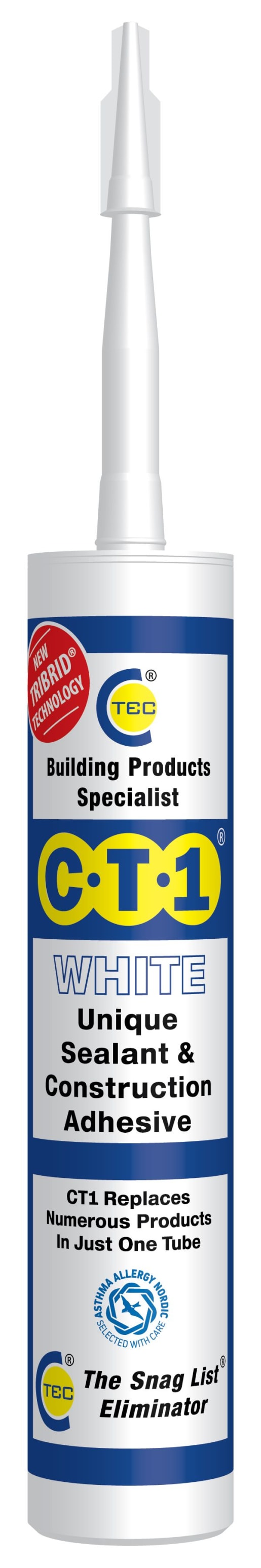 Ct1 Sealant And Construction Adhesive White 290ml