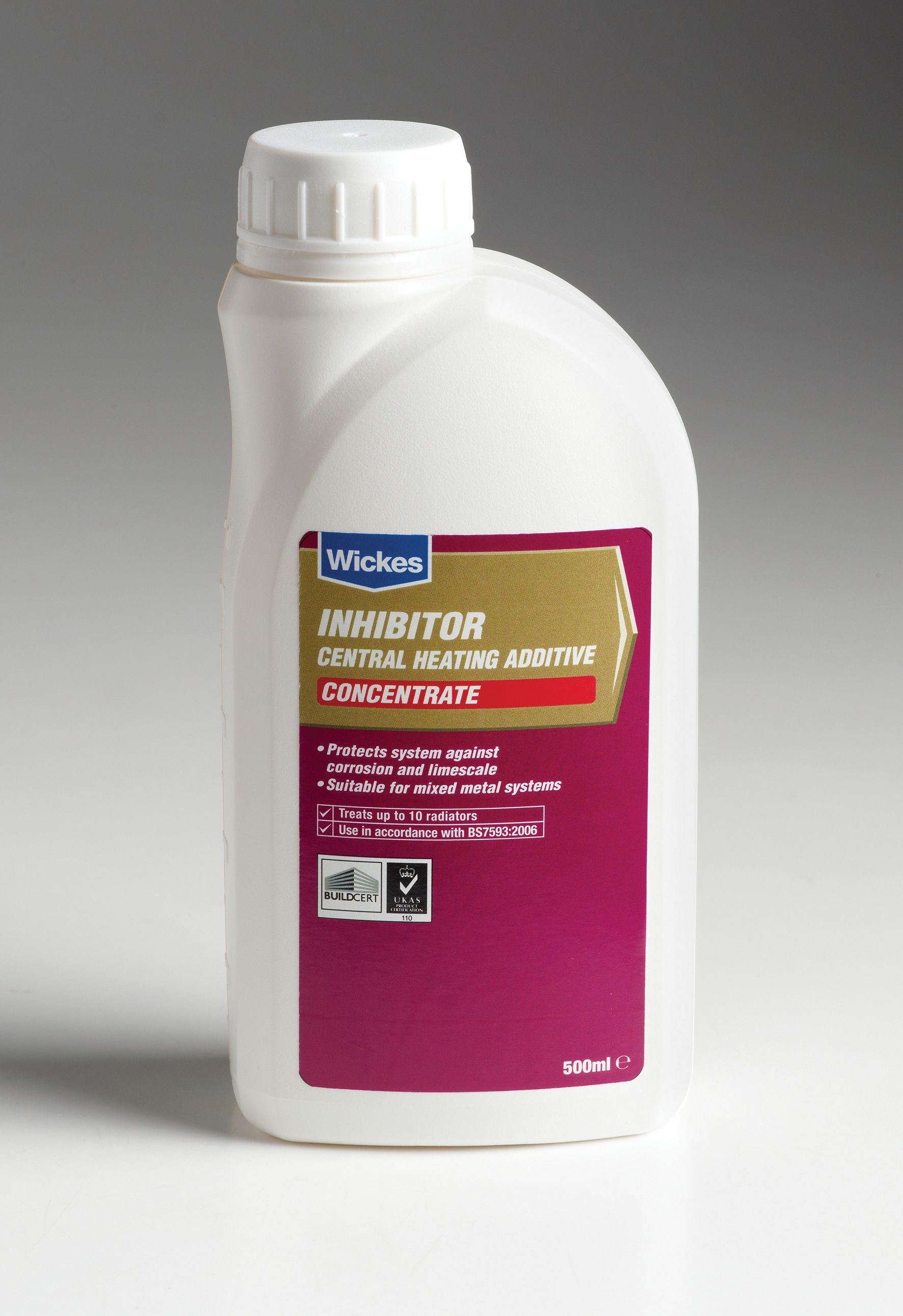 Image of Wickes Concentrate Central Heating System Protector & Inhibitor - 500ml