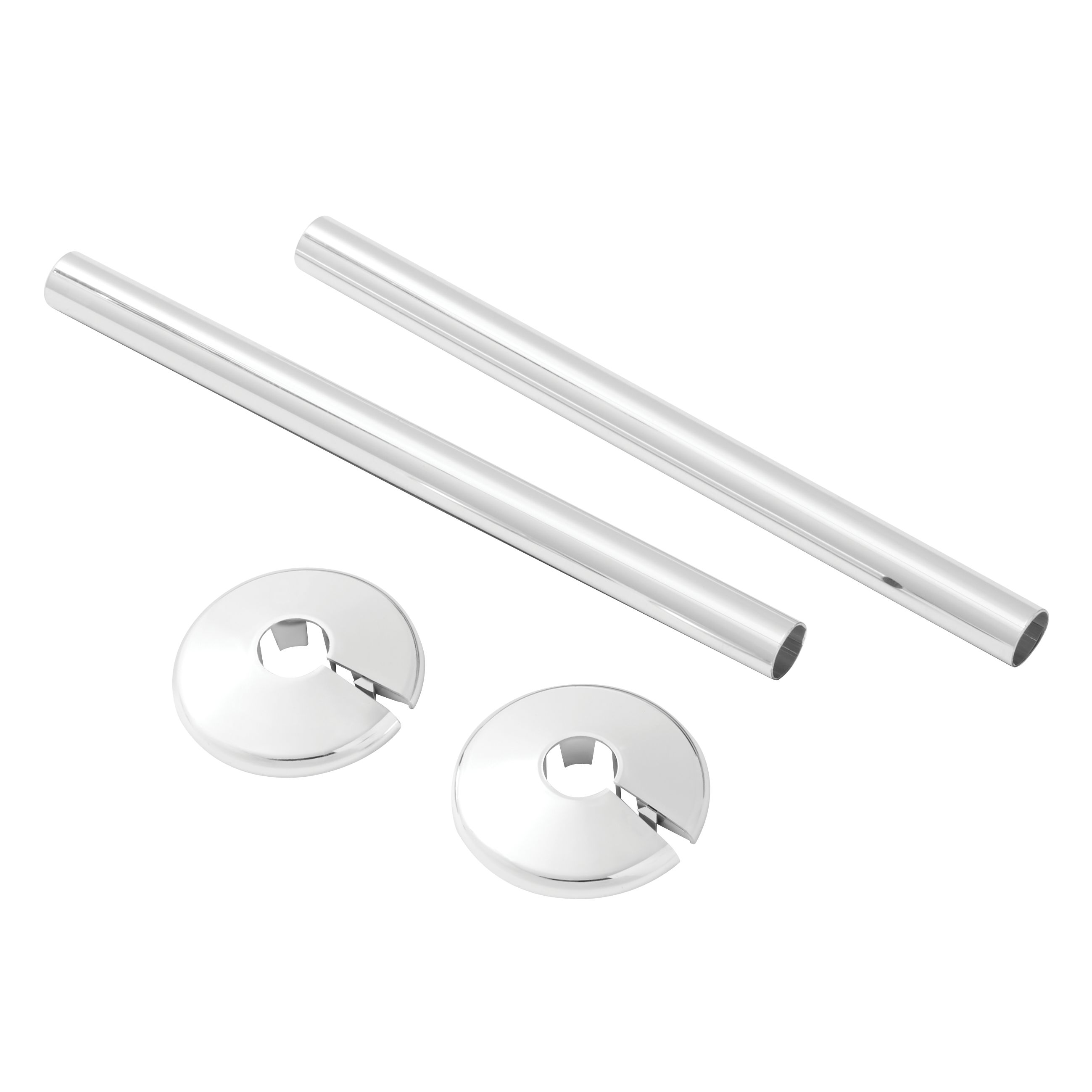 Primaflow Towel Radiator Pipe Finishing Kit - Chrome