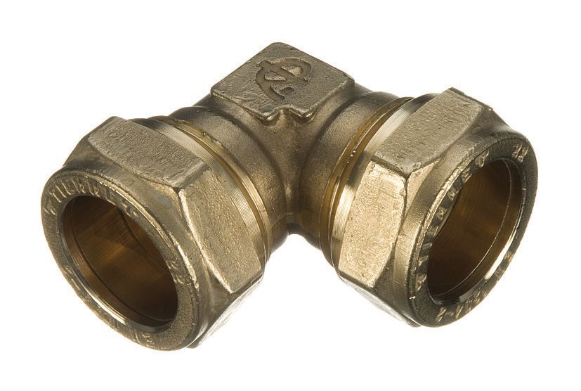 Image of Primaflow Brass Compression Elbow - 28mm