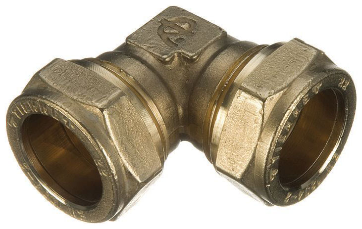 Image of Primaflow Brass Compression Elbow - 28mm