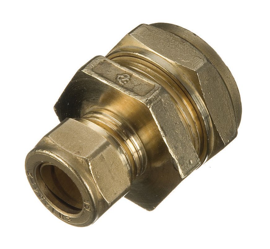 Image of Primaflow Brass Compression Reducer Coupling - 15 X 12mm