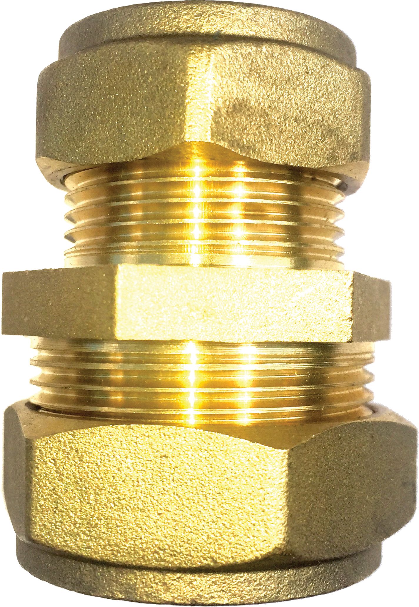 Image of Primaflow Brass Compression Reducer Coupling - 28 X 22mm