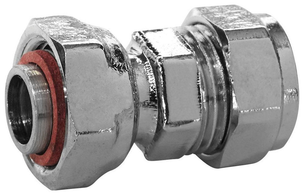 Image of Primaflow Chrome Plated Compression Female Tap Connector - 0.5 In X 15mm