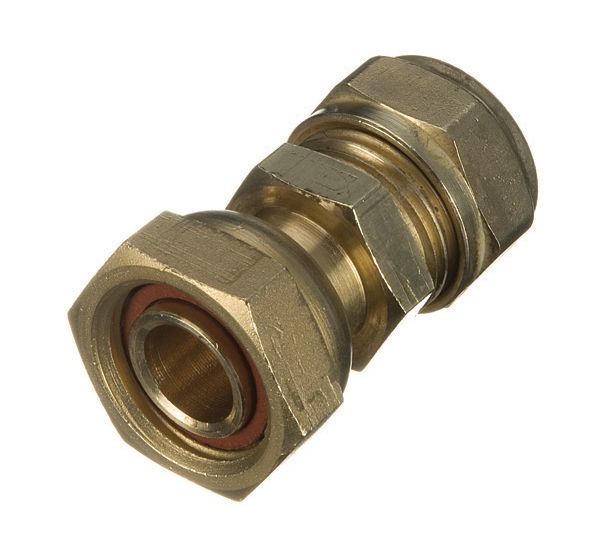 Image of Primaflow Brass Compression Female Tap Connector - 15 X 3/4in