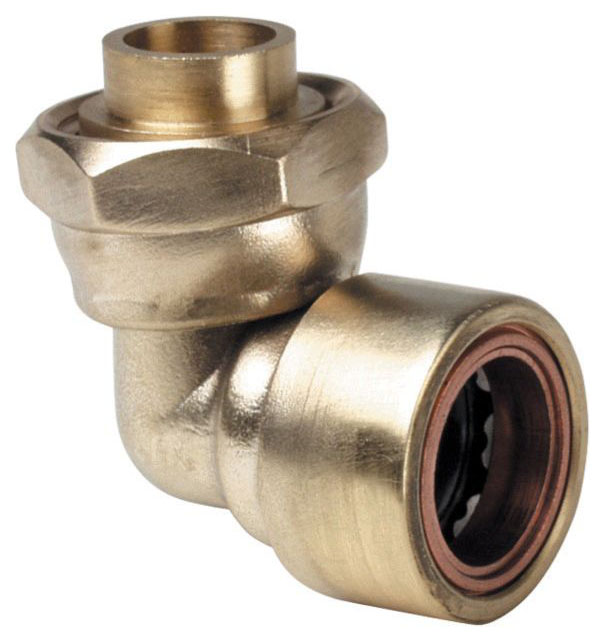 Primaflow Copper Pushfit Bent Tap Connector - 1/2inch