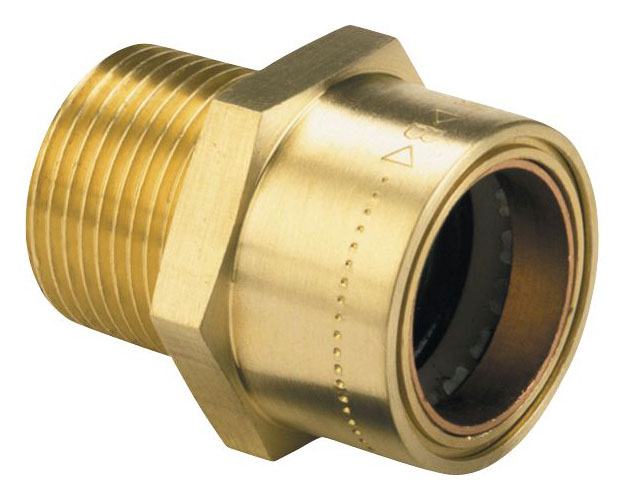 Primaflow Copper Pushfit Straight Coupling - 15mm