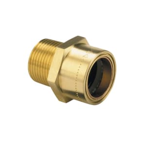 Primaflow Copper Pushfit Straight Male Connector - 1/2in X 15mm