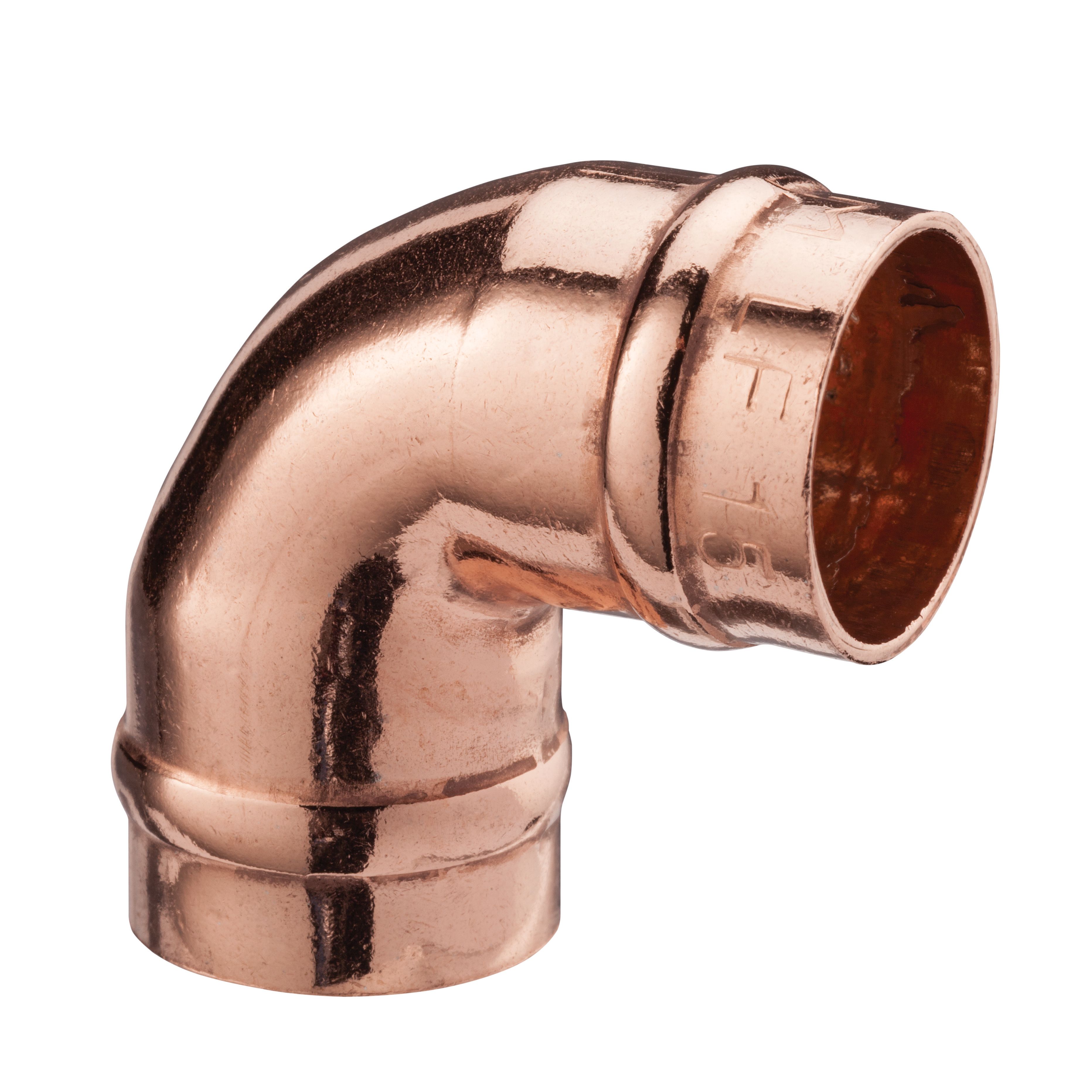 Image of Primaflow Copper Solder Ring Elbow - 10mm Pack Of 2