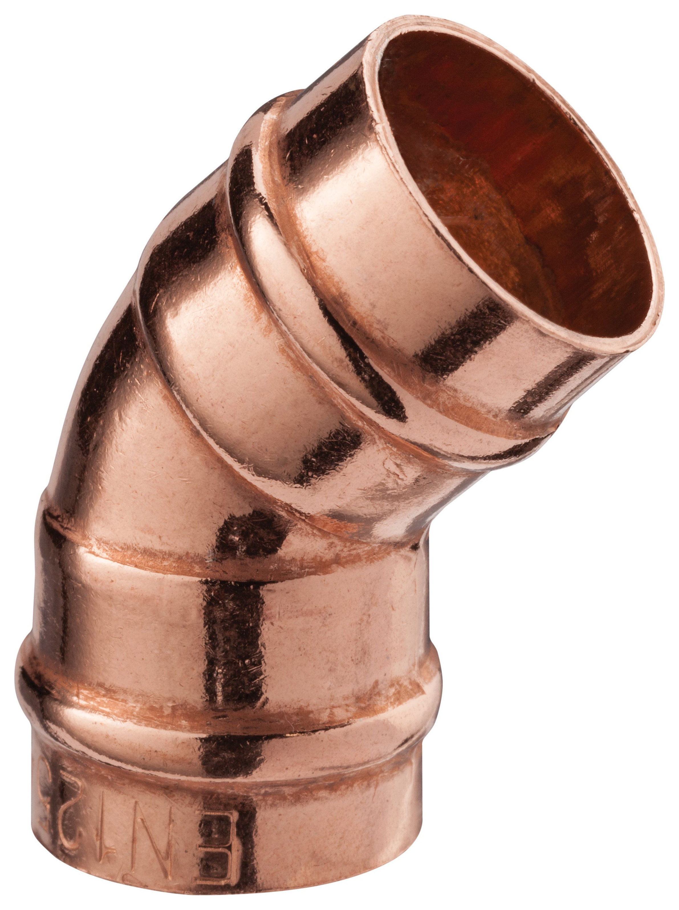 Image of Primaflow Copper Solder Ring Obtuse Elbow - 15mm