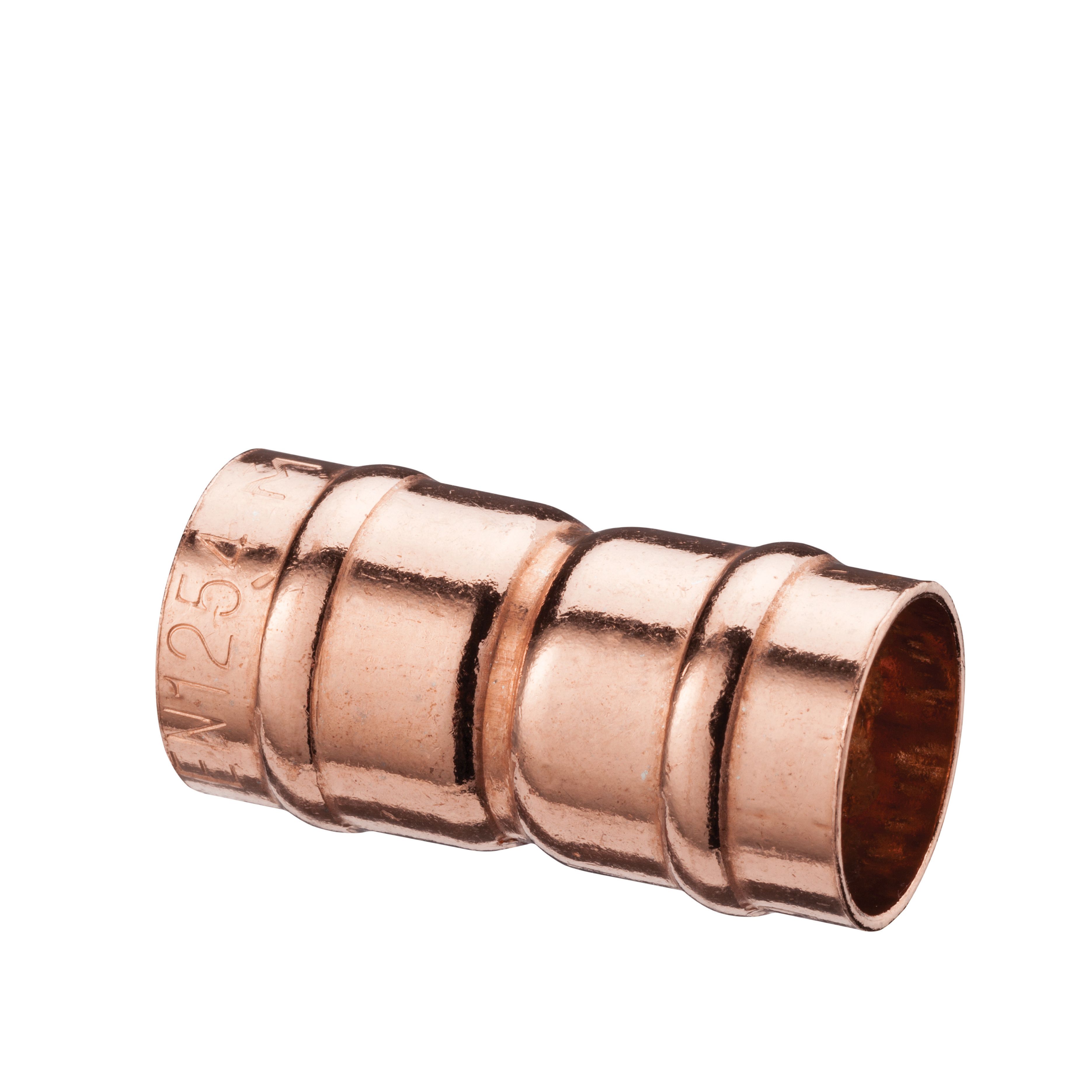 Image of Primaflow Copper Solder Ring Imperial/Metric Adaptor - 1/2in X 15mm