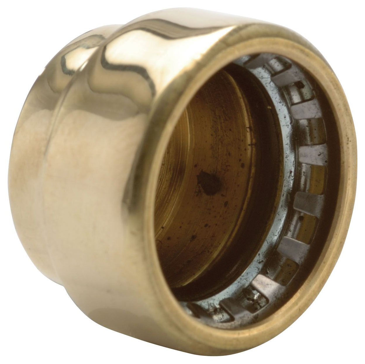 Image of Primaflow Copper Pushfit Stop End Cap - 15mm Pack Of 2