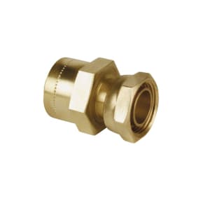 Primaflow Copper Pushfit Tap Connector - 1/2in X 15mm