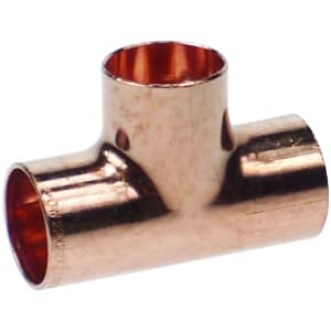 Primaflow Copper End Feed Equal Tee - 28mm Pack Of 2