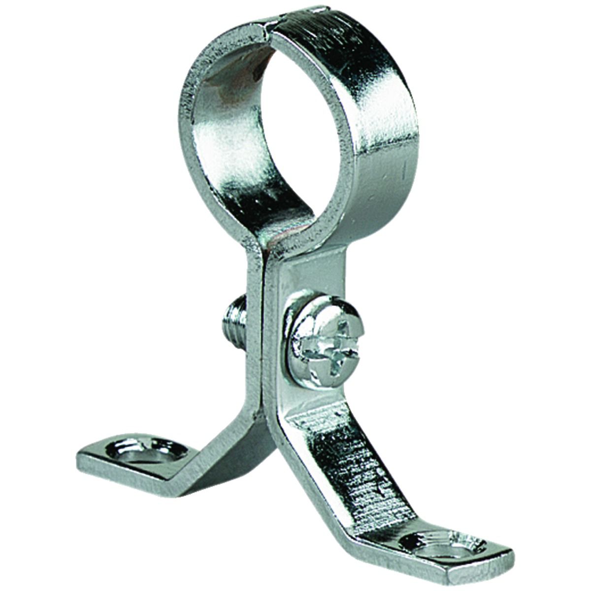 Image of Primaflow Chrome Effect Stand Off Pipe Clips - 15mm Pack Of 2