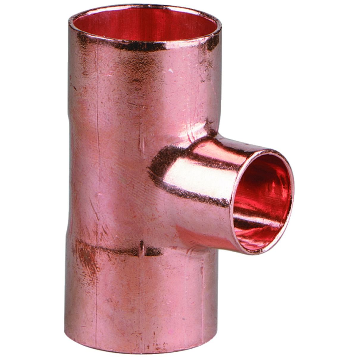 Image of Primaflow Copper End Feed Reducing Tee - 22 X 22 X 15mm