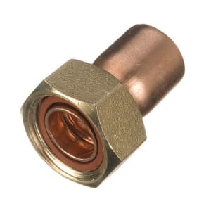 Primaflow End Feed Straight Tap Connector - 22mm Pack Of 2