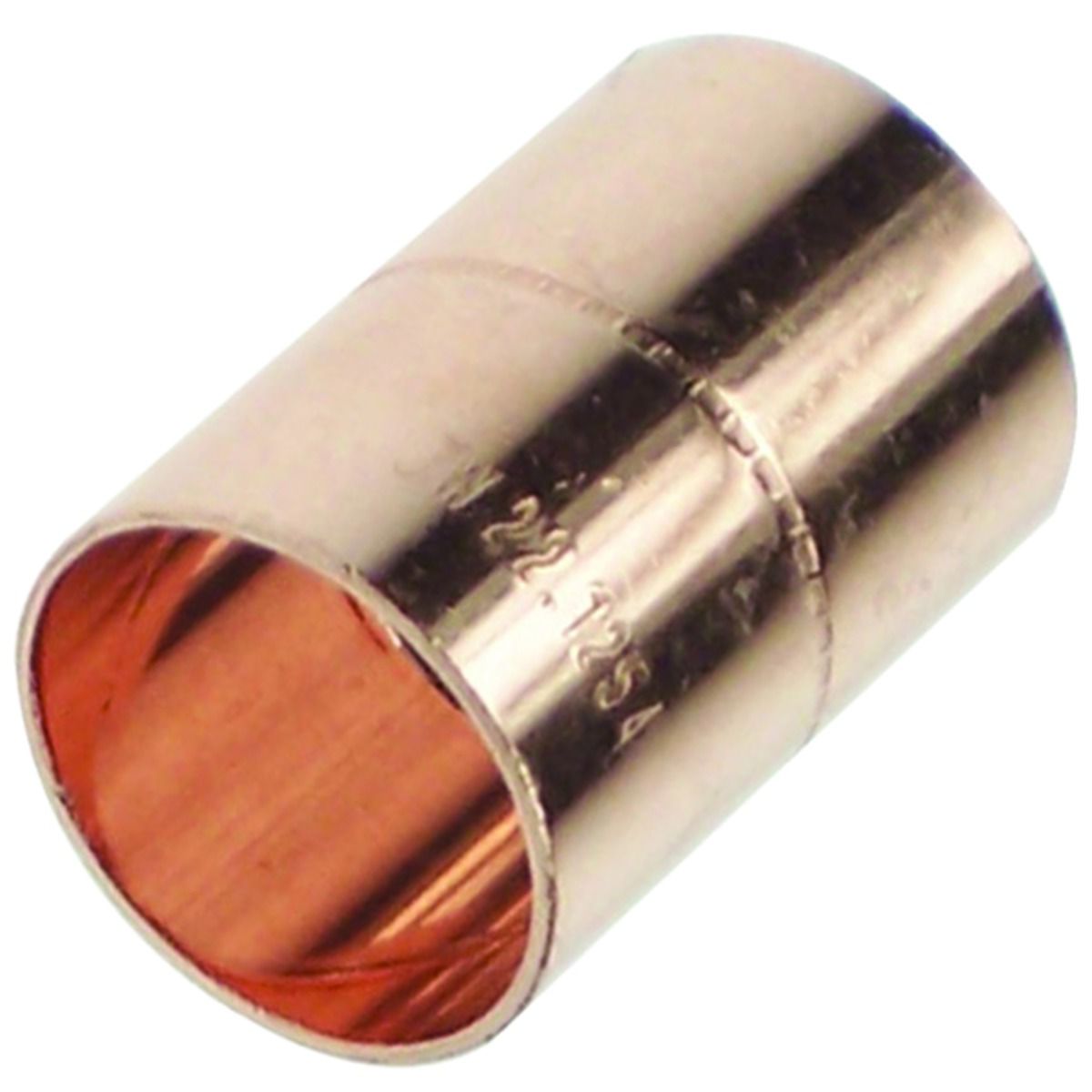 Image of Primaflow Copper End Feed Straight Coupling - 15mm Pack Of 50