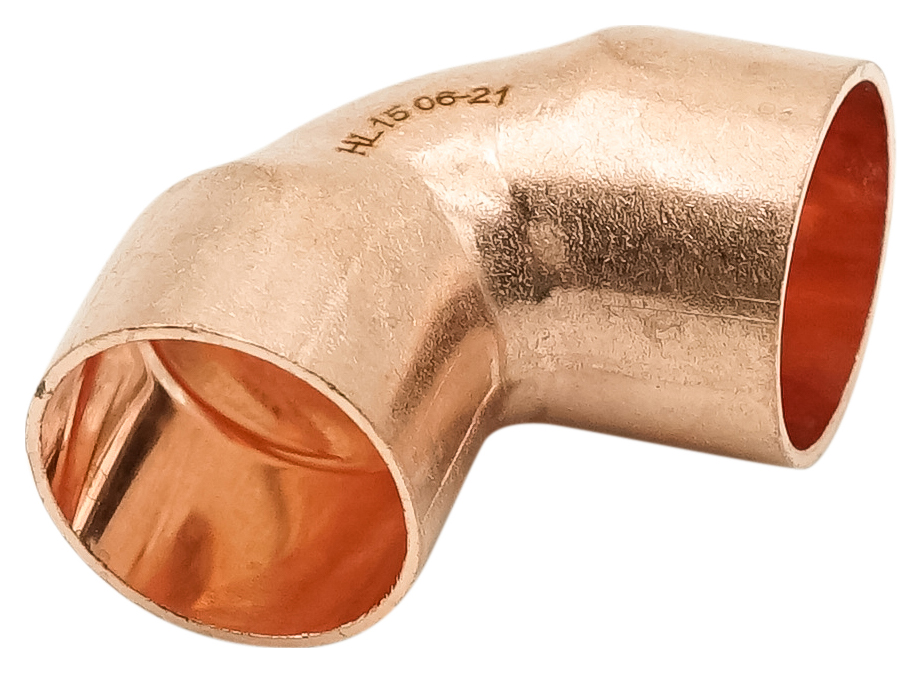 Image of Primaflow Copper End Feed Elbow - 15mm Pack Of 50