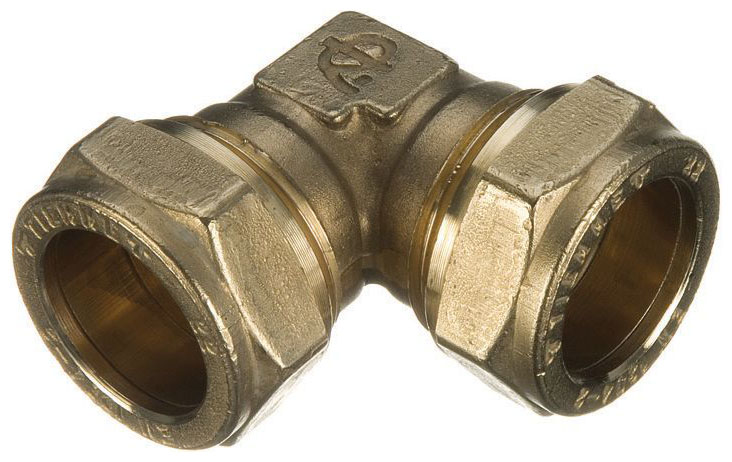 Image of Primaflow Brass Compression Elbow - 10mm