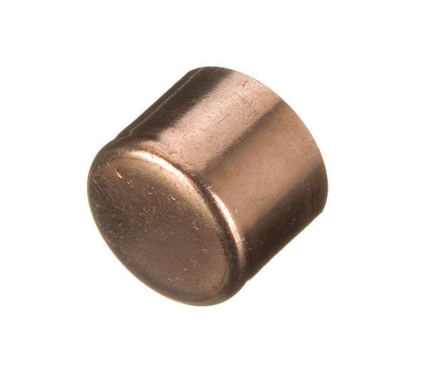 Image of Primaflow Copper End Feed End Cap - 22mm Pack Of 2