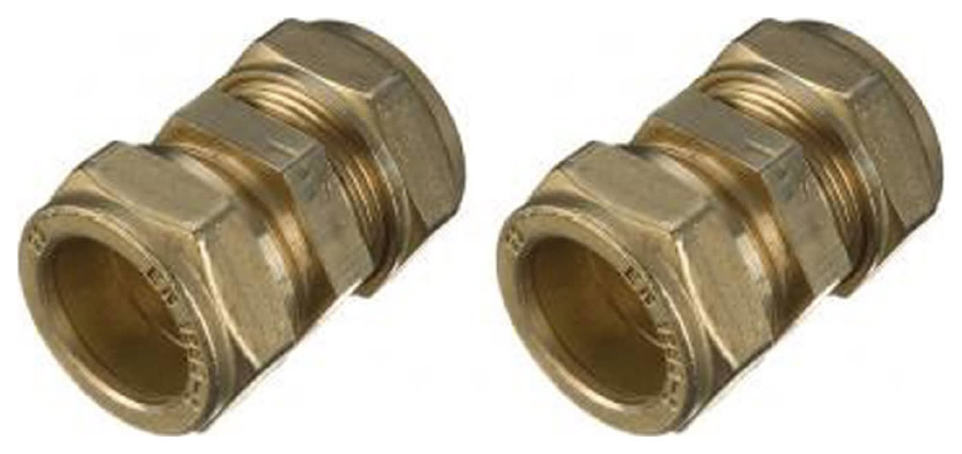 Primaflow Copper Pushfit Straight Coupling - 15mm