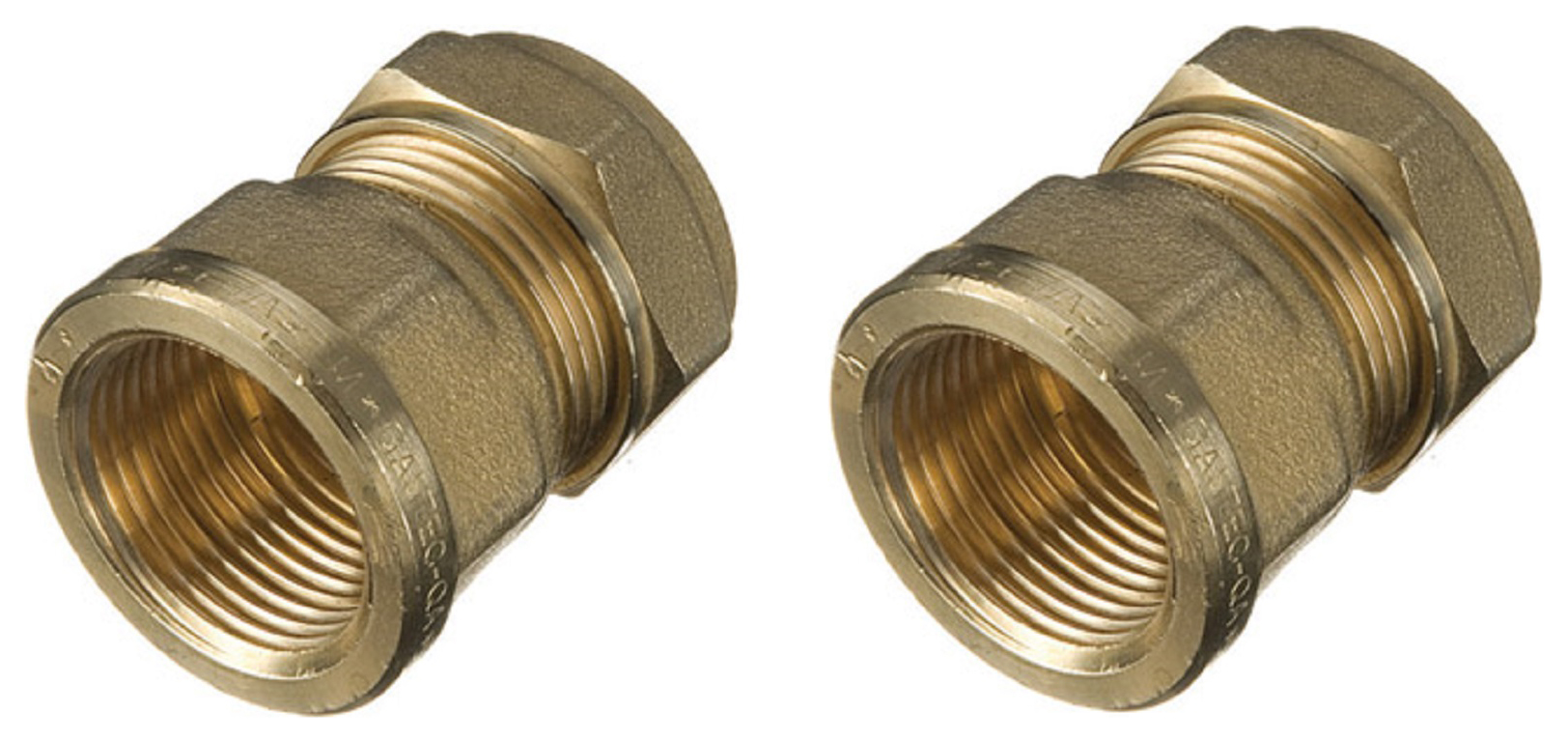 Primaflow Brass Female Iron Coupler - 22 X 1in Pack Of 2