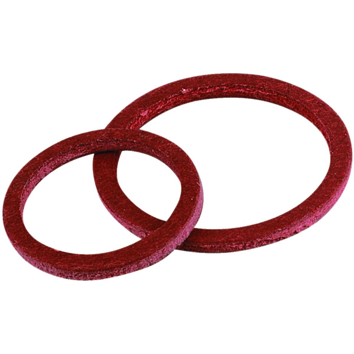 Image of Primaflow Fibre Washers - 8 X 12mm & 2 X 19mm Pack Of 10
