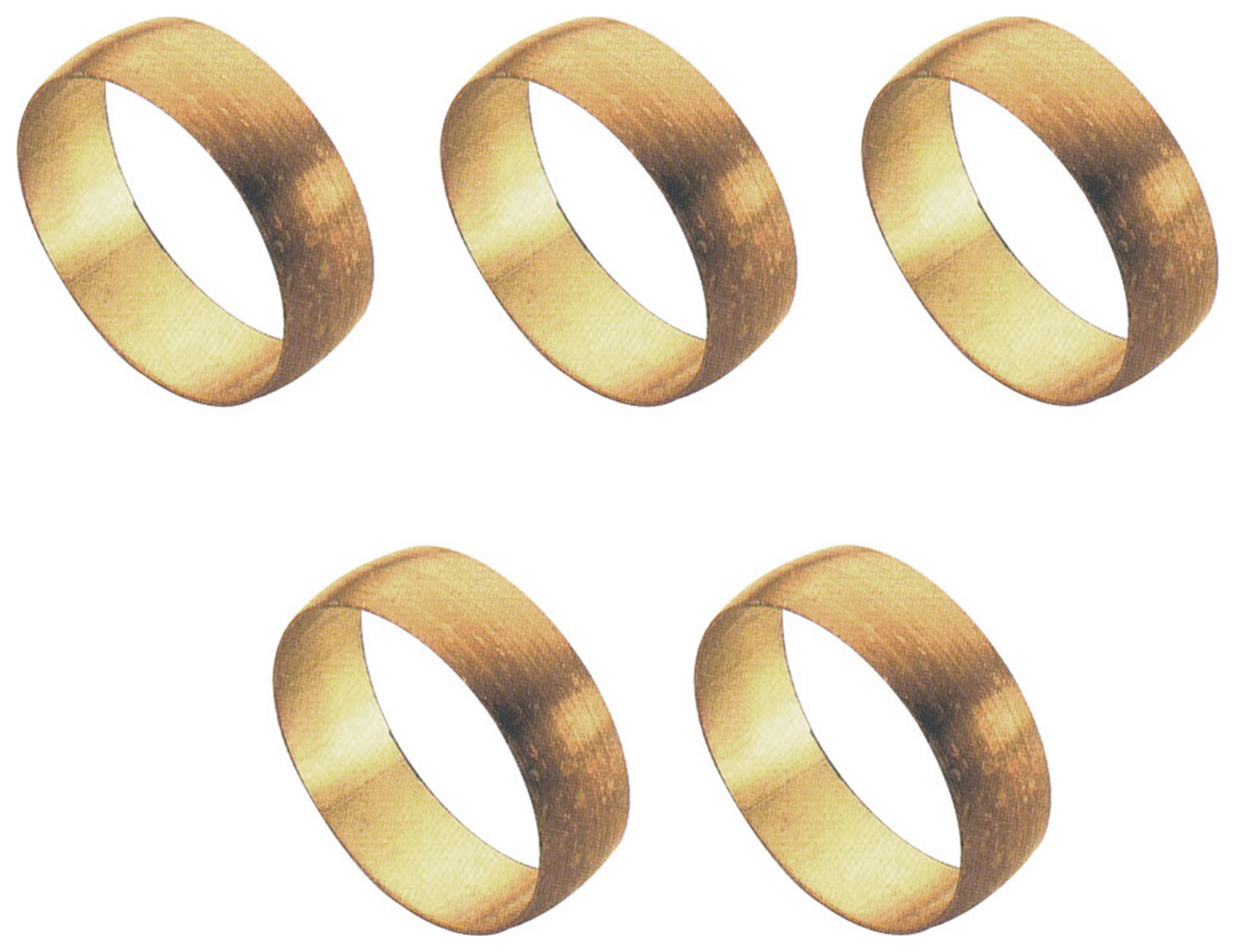 Primaflow Brass Compression Olive Ring - 22mm Pack Of 5