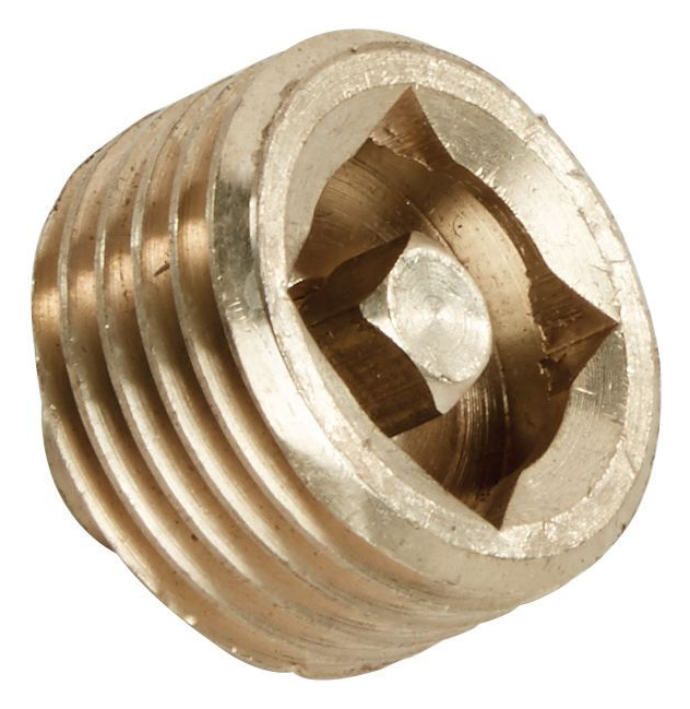 Primaflow 15mm Radiator Vent Plug - Brass