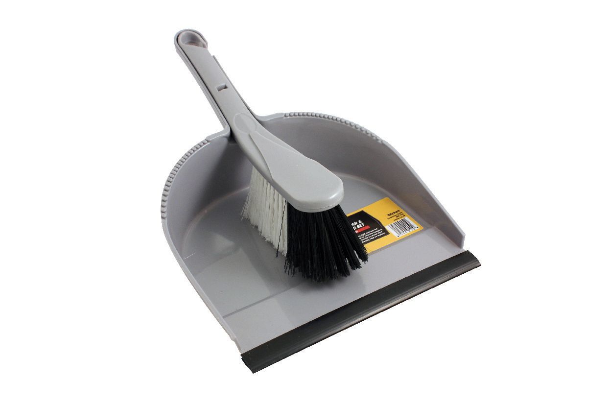 Wickes All Purpose Medium Dustpan & Brush Set