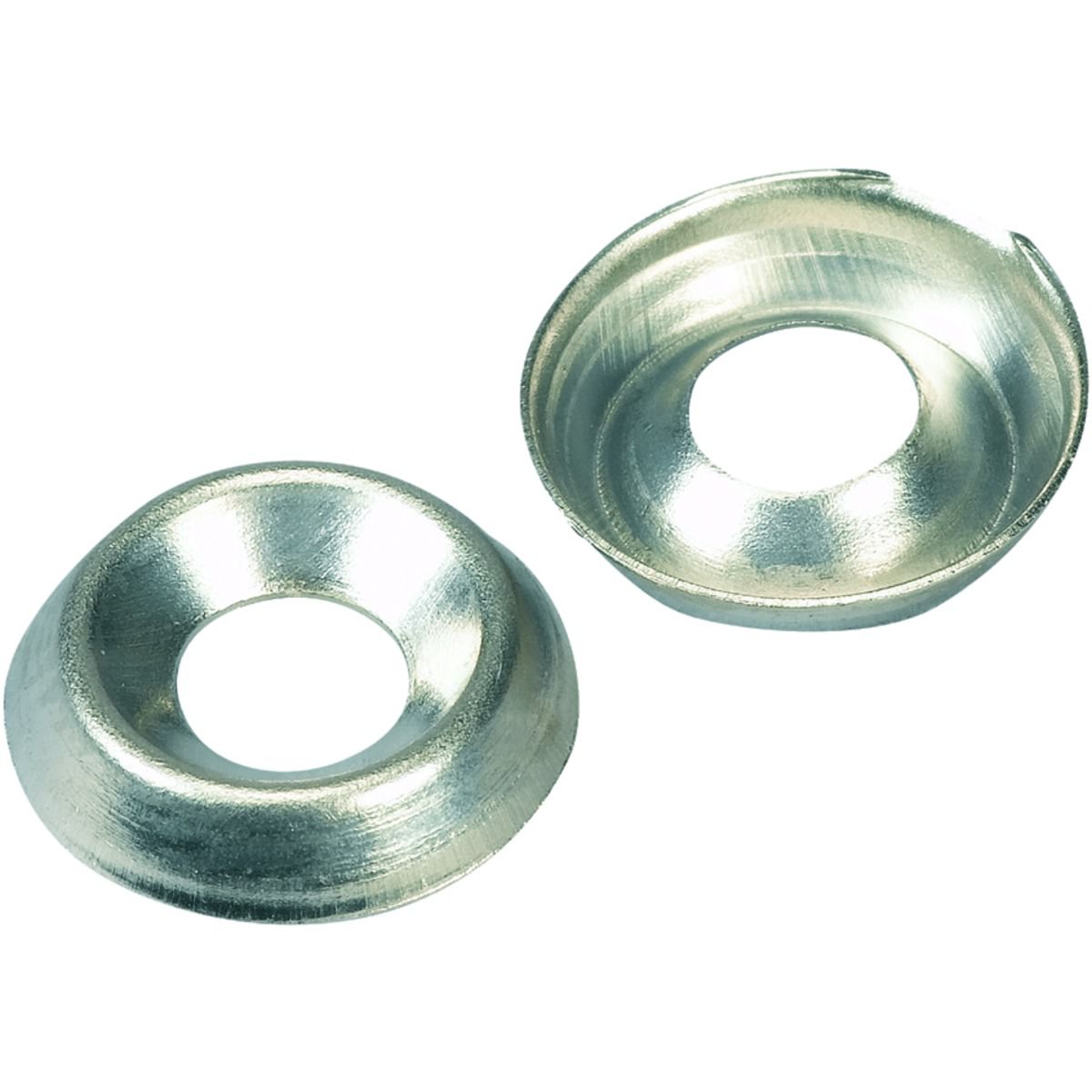 Image of Wickes Nickel Screw Cup Washers - No.10 Pack of 20