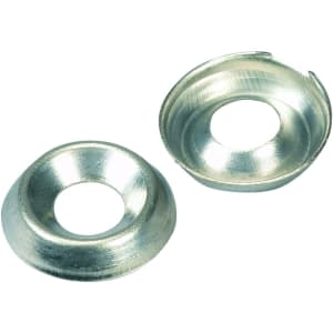 Wickes Nickel Screw Cup Washers - No.10 Pack of 20