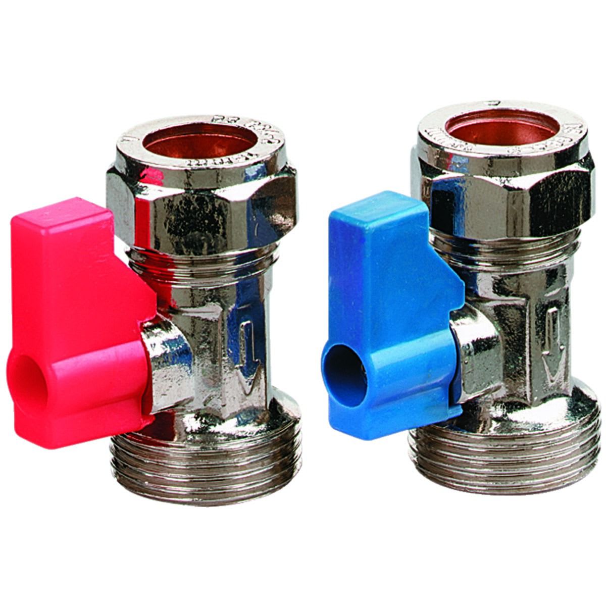 Primaflow Washing Machine Taps 15 X 19mm Pack Of 2 Wickes.co.uk