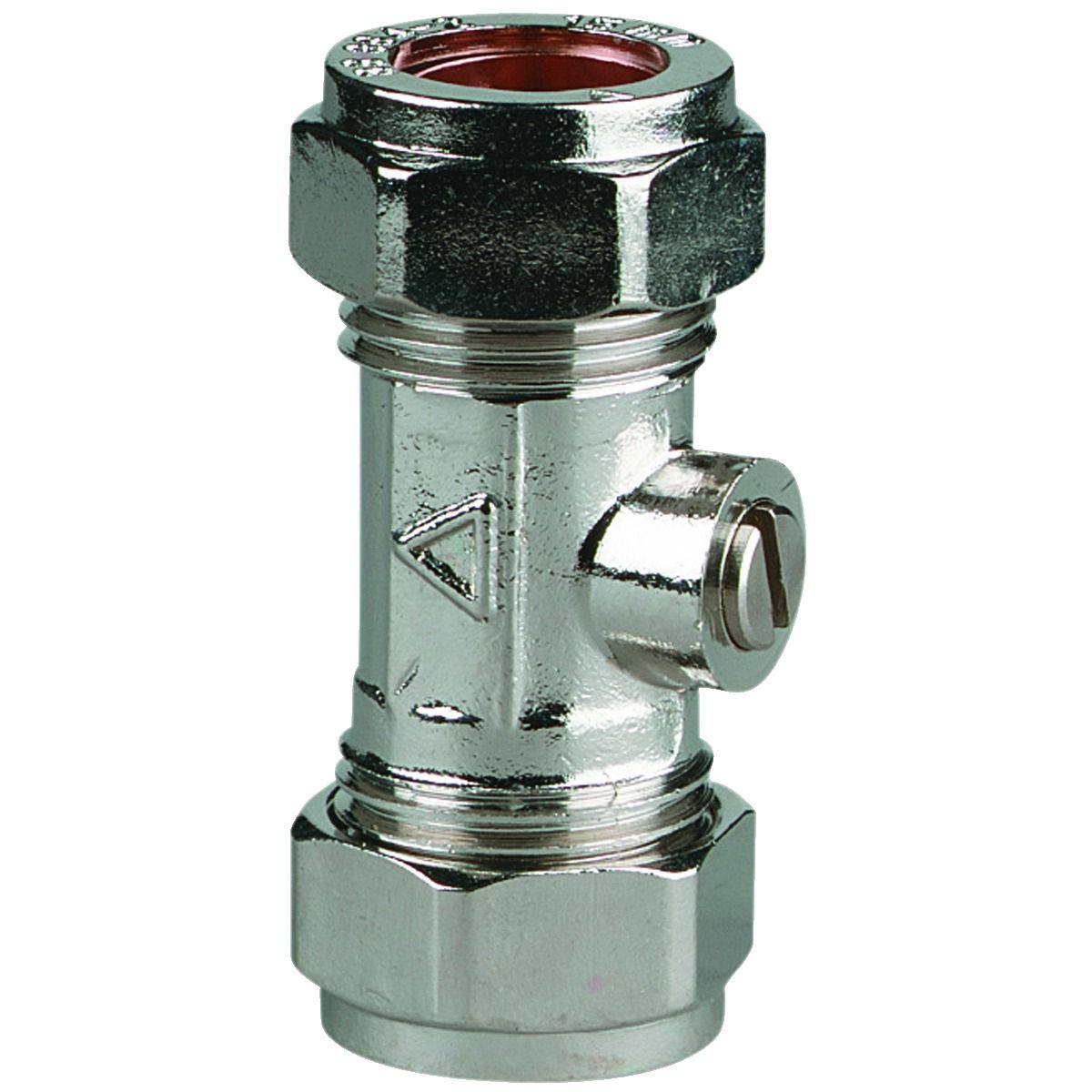 Image of Primaflow Chrome Plated Isolating Valve - 15mm