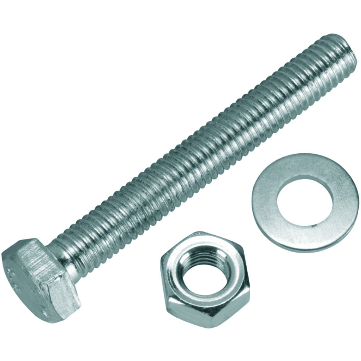 Wickes Hexagonal Set Screws - M8 x 60mm - Pack of 6