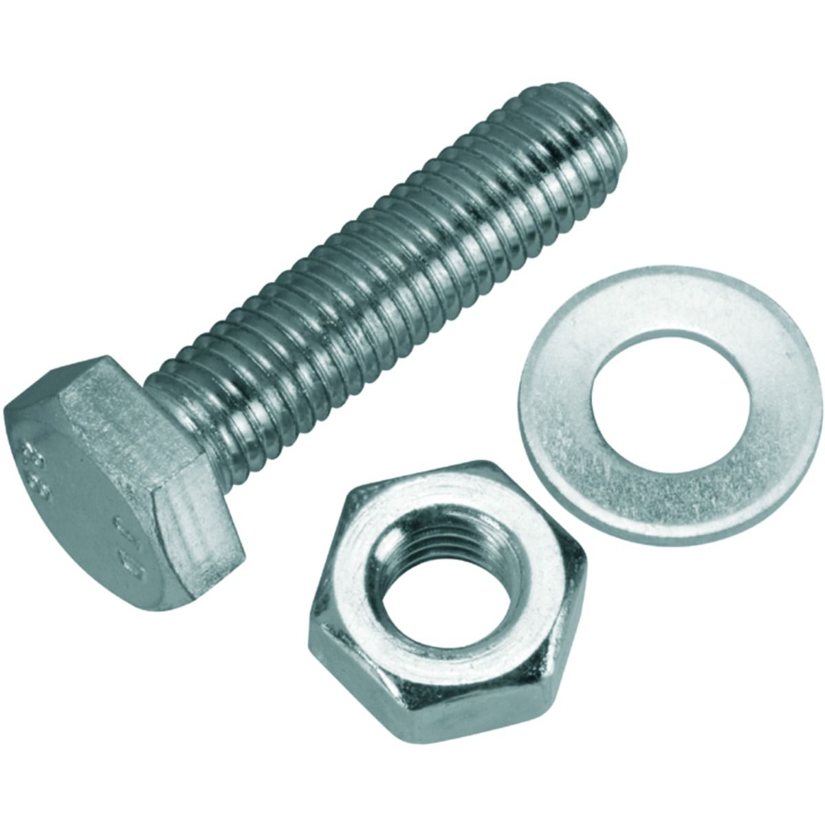 Wickes Hexagonal Set Screws - M10 x 40mm - Pack of 6