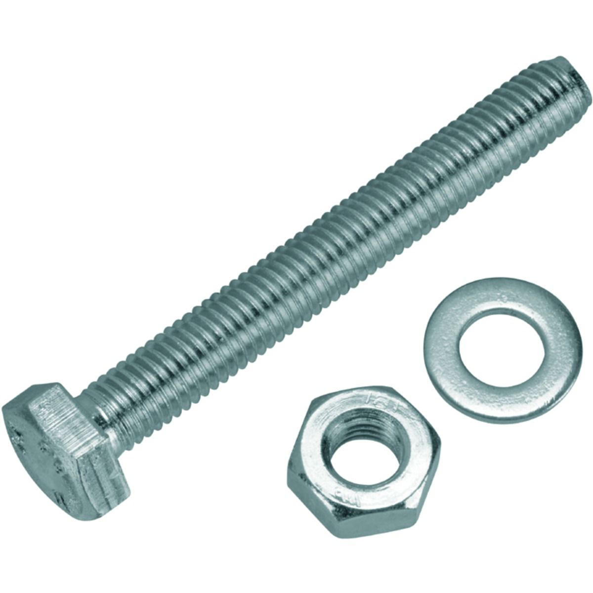 Image of Wickes Hexagonal Set Screws - M10 x 80mm Pack of 2