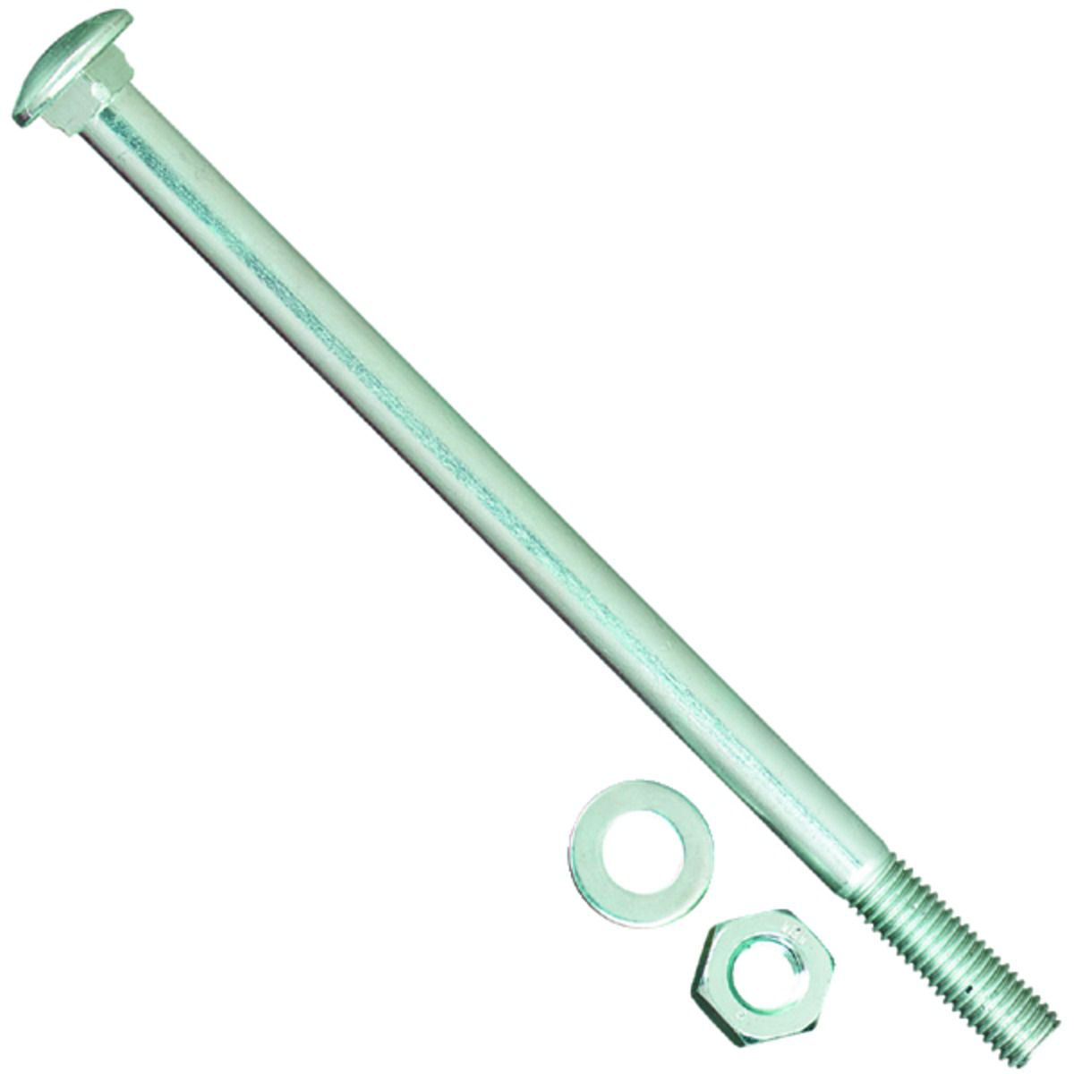 Wickes Carriage Bolt Nut & Washer - M8 x 130mm Pack of 4