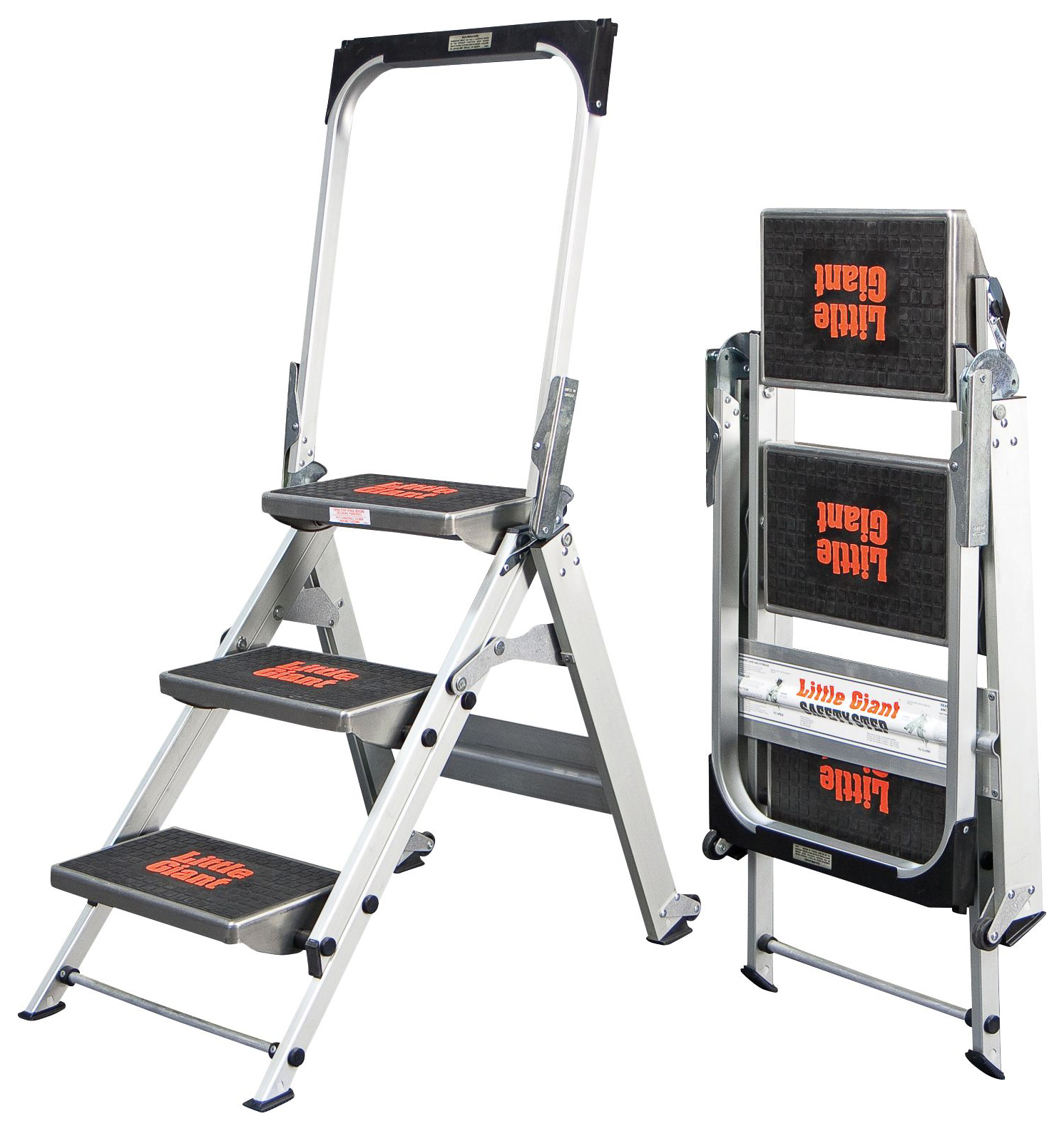 Tb Davies Little Giant 3 Tread Aluminium Safety Stepladder