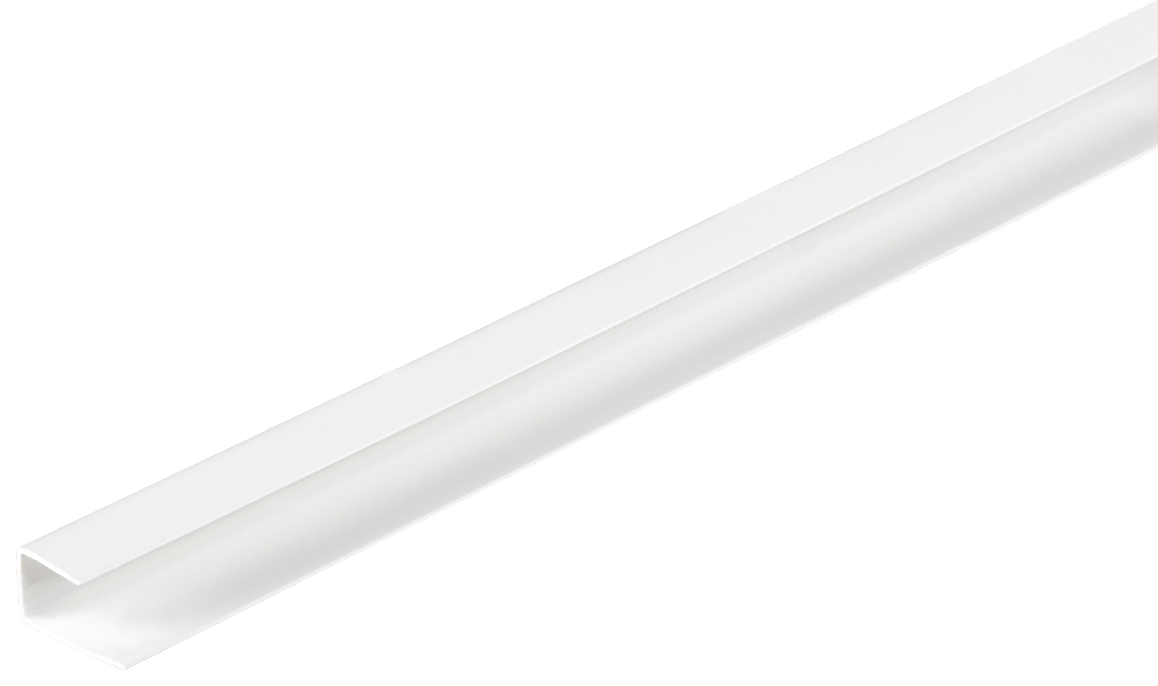 Image of Wickes PVCu End Strip - White 23mm x12mm x2.5m