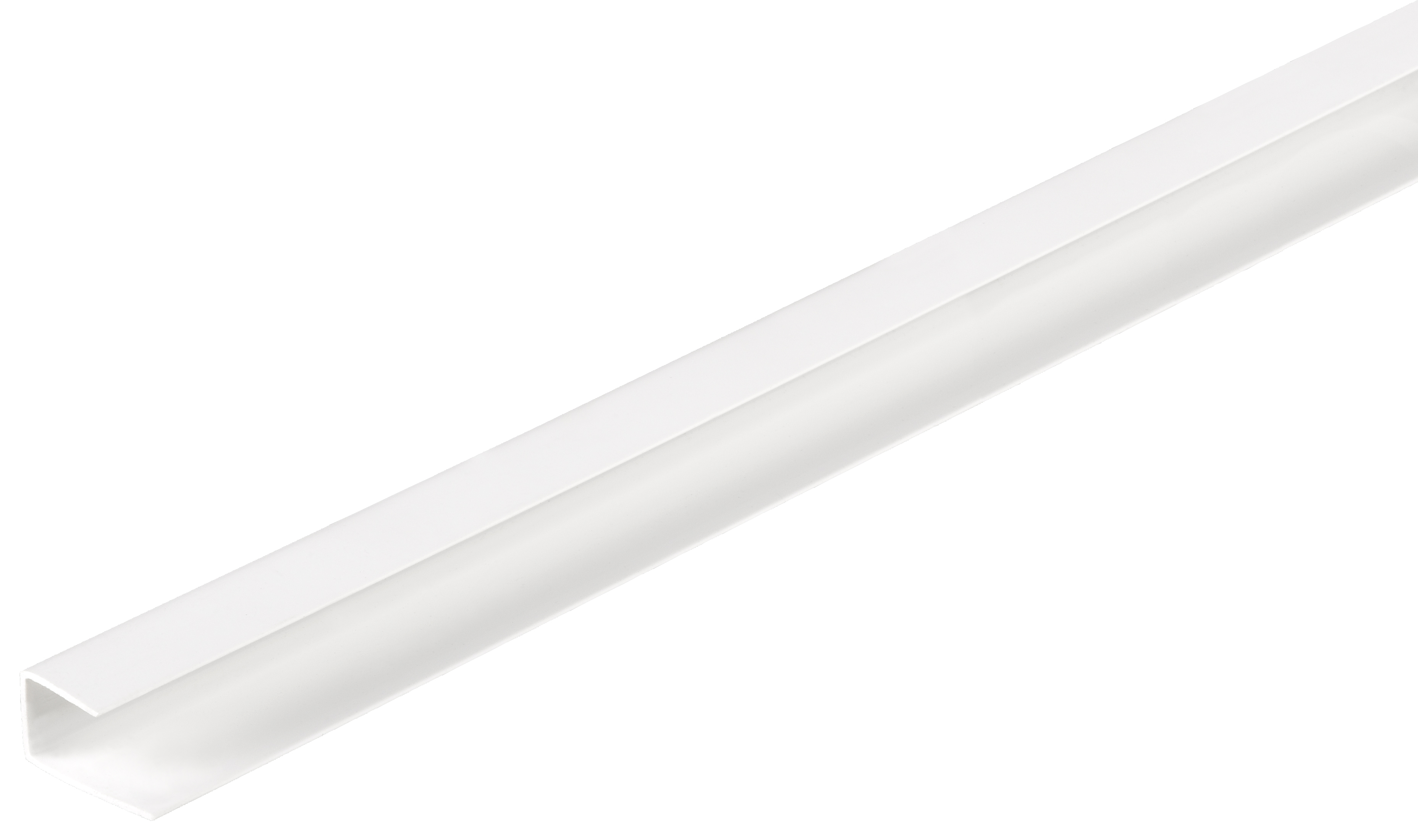 Wickes White PVCu End Strip - 12 x 23 x 2500mm